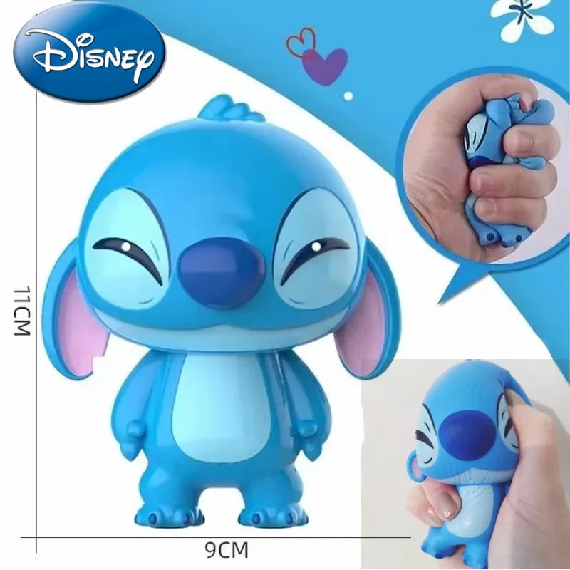 Disney Cartoon Lilo & Stitch Doll Stress Relief Toys Children Birthday Gift Kawaii Soft Slow Bounce Boys Girls Christmas Gift