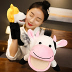 Kawaii Plush Finger Puppets Monkey And Tiger Educational Toy For Kids Learning And Imagination Gift