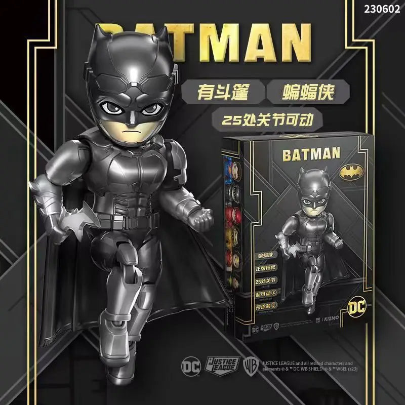 Fondjoy Justice League 10cm Action Figure Set Collectible Superman Batman Aquaman Black Adam Wonder Woman The Flash