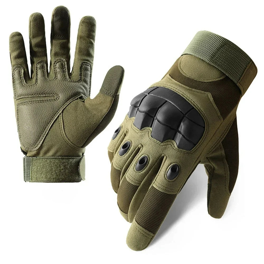 Motorcycle Camping Cycling Hiking Rock Climbing Tactical Gloves Touch Screen Design For Full Hand Protection