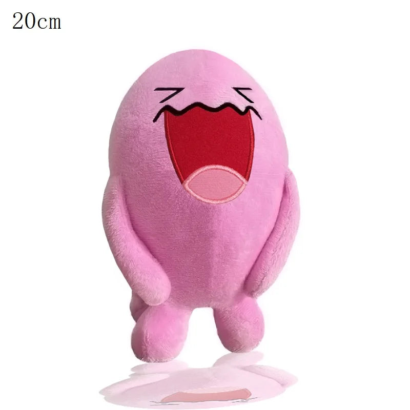 Adorable 20cm Pokémon Plush Collection: Wigglytuff, Jigglypuff, Clefairy, Mr. Mime, Blissey, Mew, Slowpoke, and Lickitung - Perfect Gift for Kids!