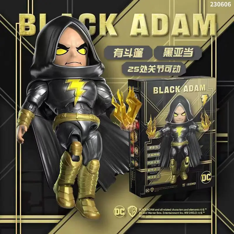 Fondjoy Justice League 10cm Action Figure Set Collectible Superman Batman Aquaman Black Adam Wonder Woman The Flash