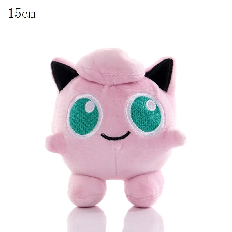 Adorable 20cm Pokémon Plush Collection: Wigglytuff, Jigglypuff, Clefairy, Mr. Mime, Blissey, Mew, Slowpoke, and Lickitung - Perfect Gift for Kids!