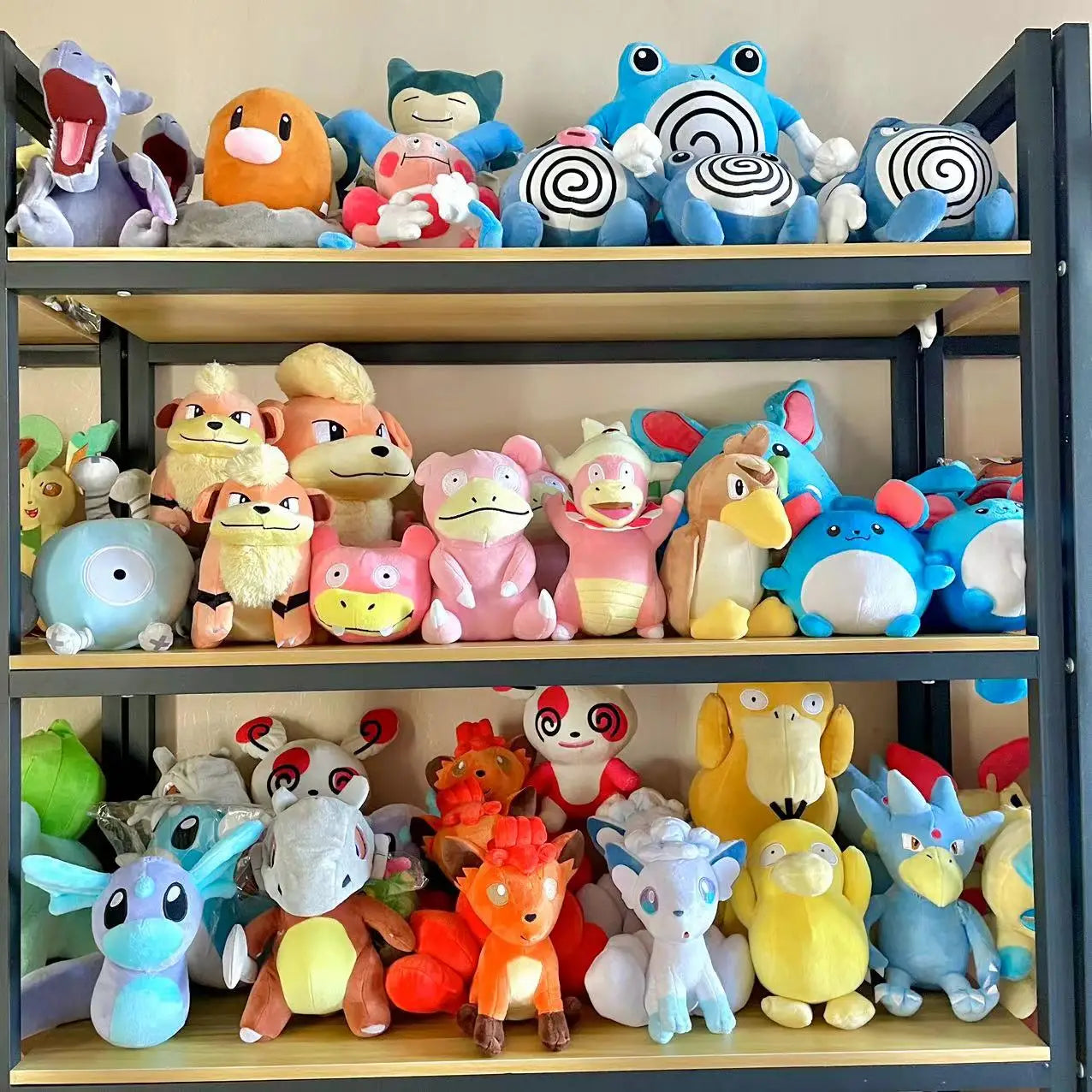 Adorable 20cm Pokémon Plush Collection: Wigglytuff, Jigglypuff, Clefairy, Mr. Mime, Blissey, Mew, Slowpoke, and Lickitung - Perfect Gift for Kids!