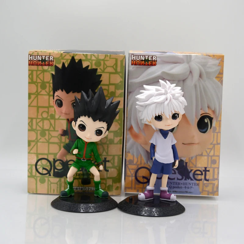 13cm Hunter x Hunter Gon Freecss Anime Figure Alluka Zoldyck Action Figure Chrollo Lucilfer/Kurapika Figurine Model Toys Gift