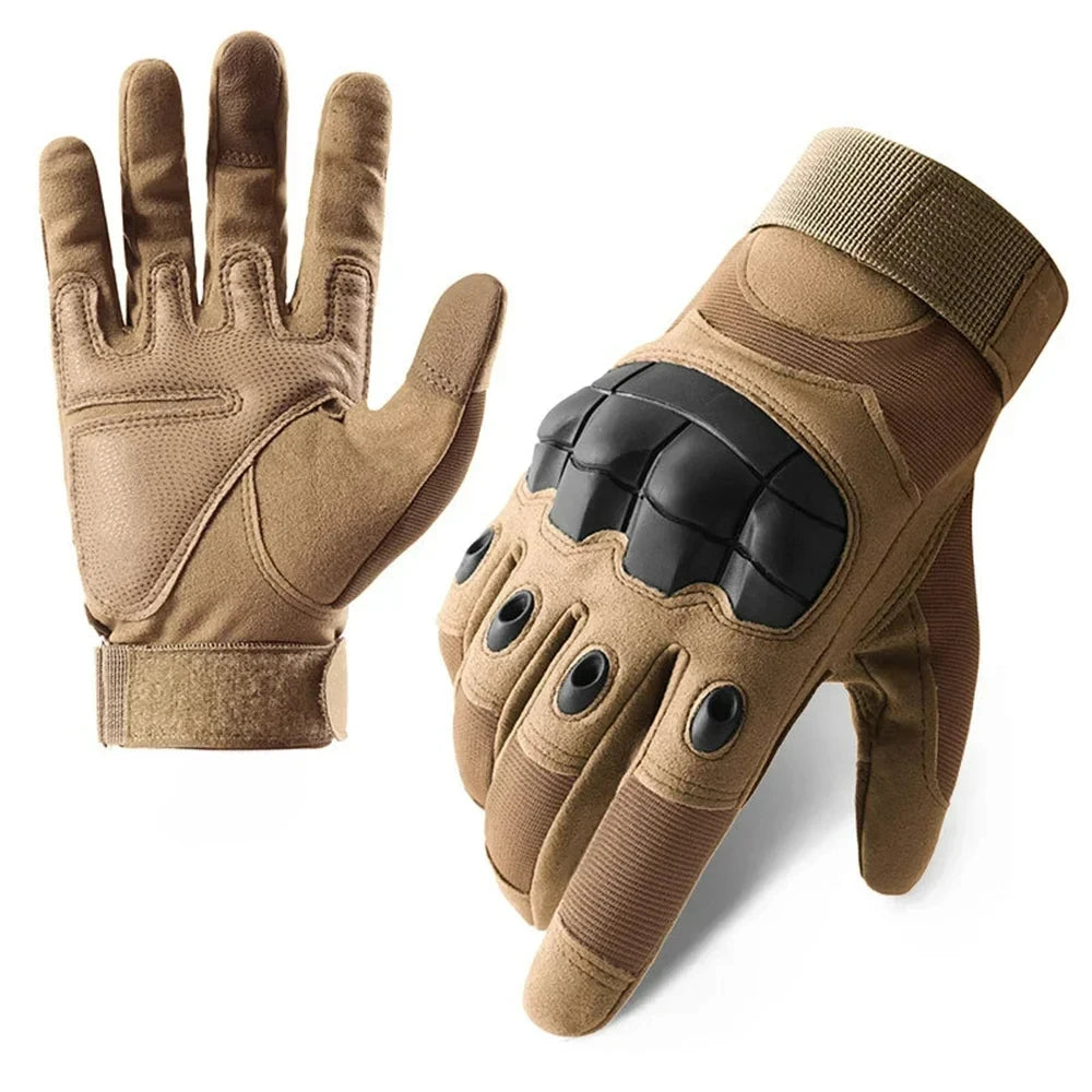 Motorcycle Camping Cycling Hiking Rock Climbing Tactical Gloves Touch Screen Design For Full Hand Protection