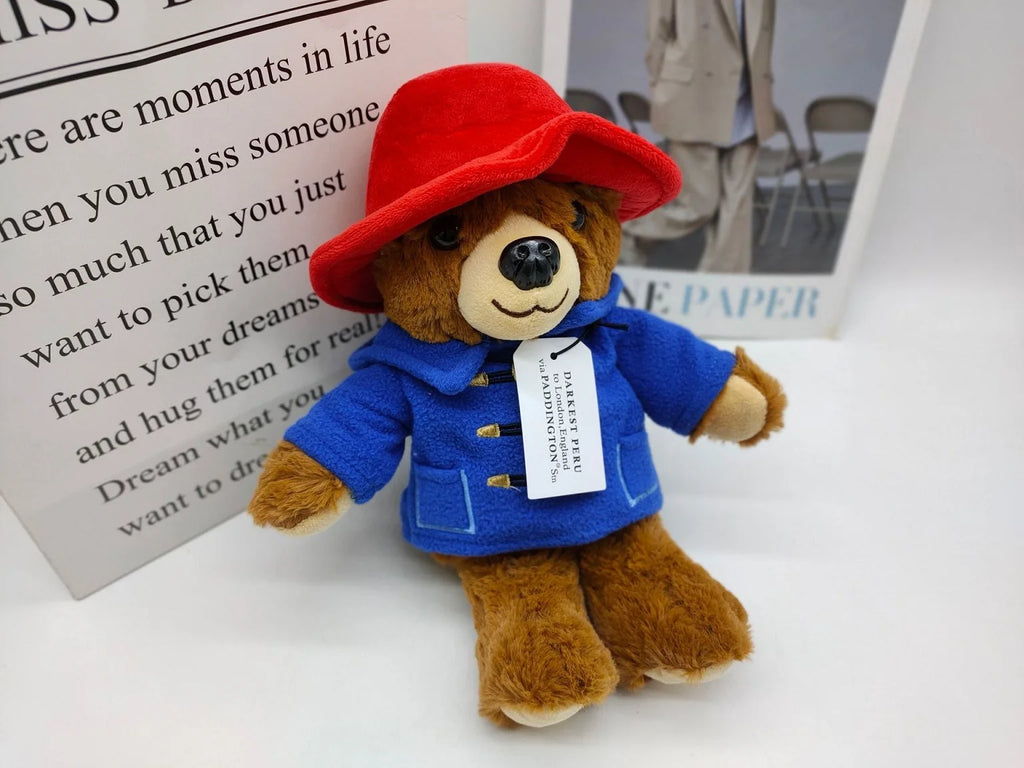 Paddington Bear Plush Doll 30cm Kawaii Stuffed Toy For Kids Unisex Gift High Quality