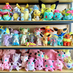 Adorable 20cm Pokémon Plush Collection: Wigglytuff, Jigglypuff, Clefairy, Mr. Mime, Blissey, Mew, Slowpoke, and Lickitung - Perfect Gift for Kids!