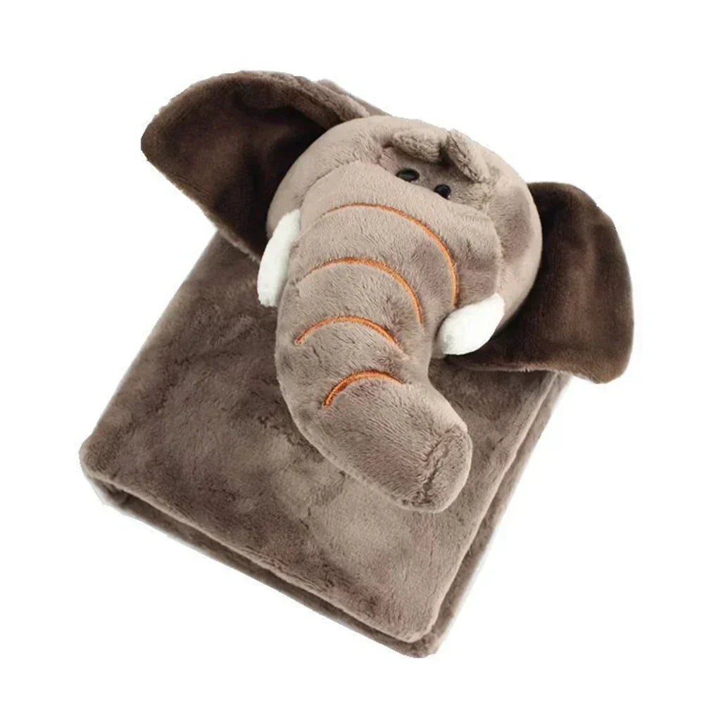100 Pages 3D Cartoon Plush Animal Photo Album With Slip In Case For Baby Growth Memory Photos Keepsake Gift