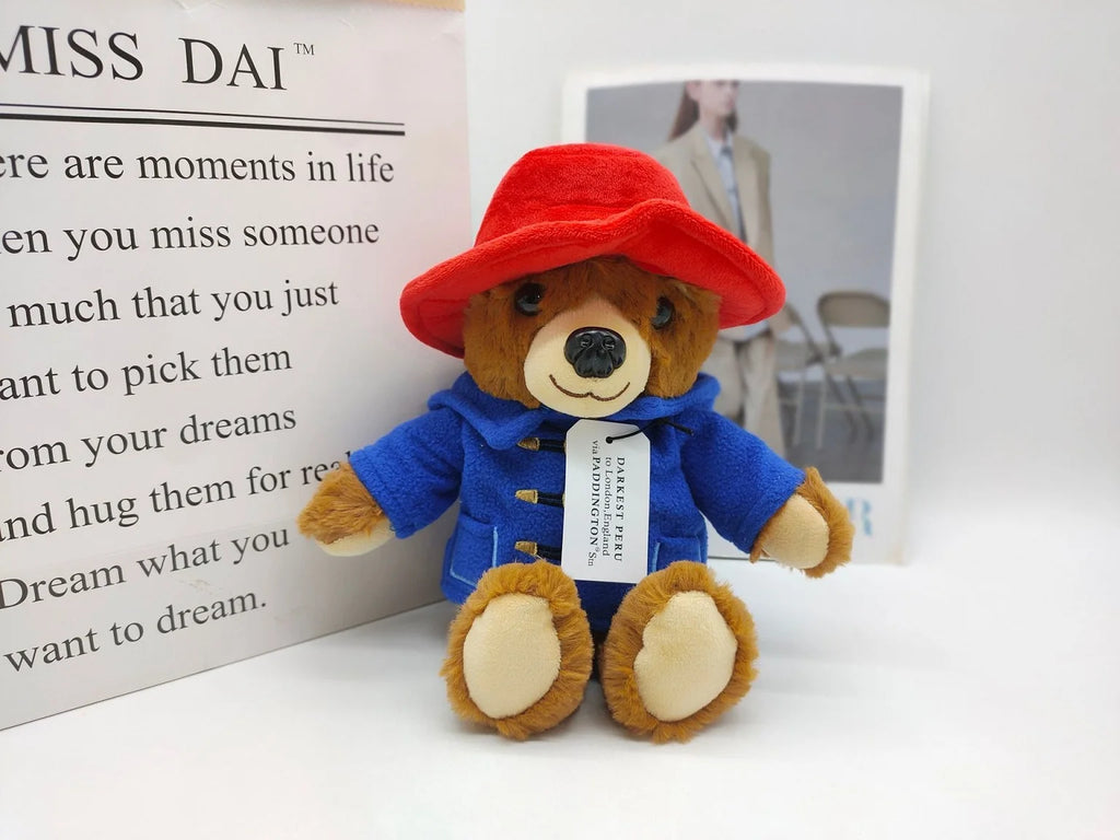Paddington Bear Plush Doll 30cm Kawaii Stuffed Toy For Kids Unisex Gift High Quality