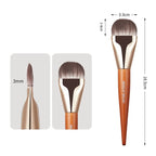 Tongue Shaped Foundation Brush For Liquid Foundation And Concealer Professional Makeup Tool For Women Face Base Beauty