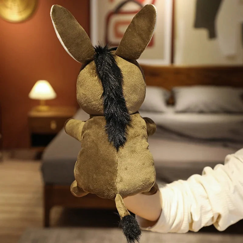 Kawaii Plush Finger Puppets Monkey And Tiger Educational Toy For Kids Learning And Imagination Gift