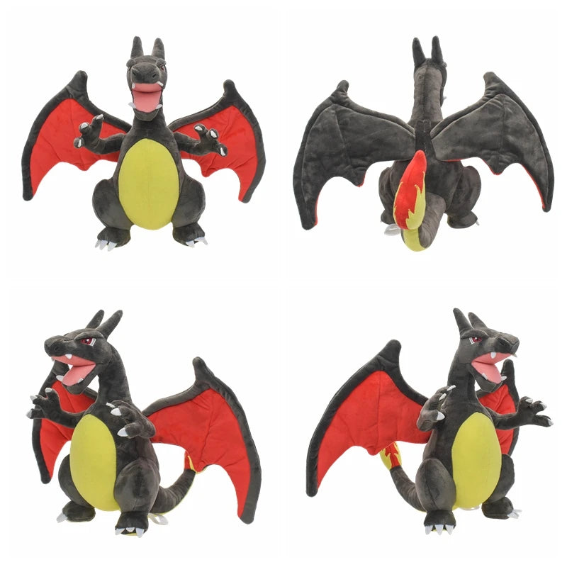 Mega Charizard X and Y Plush Toys Soft Cuddly Dragons 20-25 cm Handheld Size for Kids