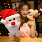 Kawaii Plush Finger Puppets Monkey And Tiger Educational Toy For Kids Learning And Imagination Gift