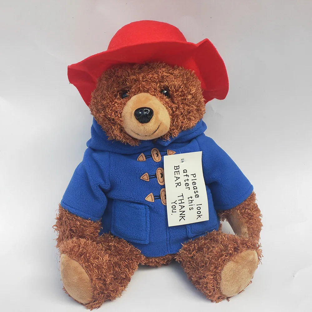 Paddington Bear Plush Doll 30cm Kawaii Stuffed Toy For Kids Unisex Gift High Quality