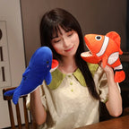 Kawaii Finger Puppets Plush Toys Octopus Penguin Clownfish Educational Storytime Toys for Imaginative Play Birthday Gift