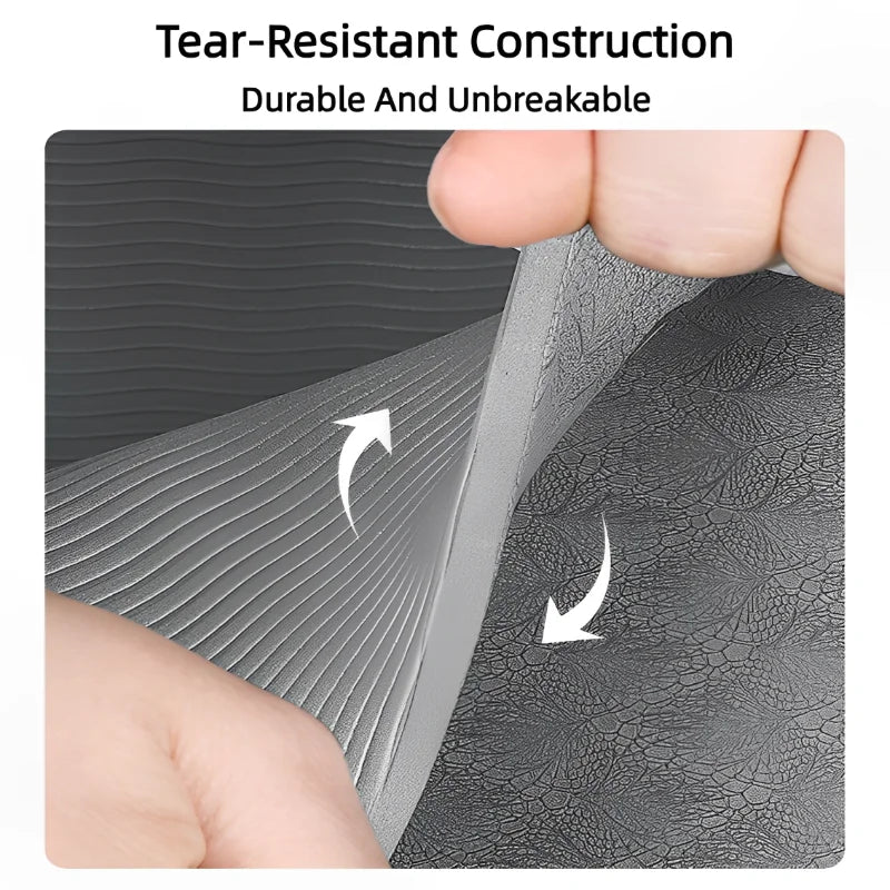 Foldable Yoga Mat Eco Friendly TPE Travel Folding Non Slip Double Sided For Pilates And Floor Workouts