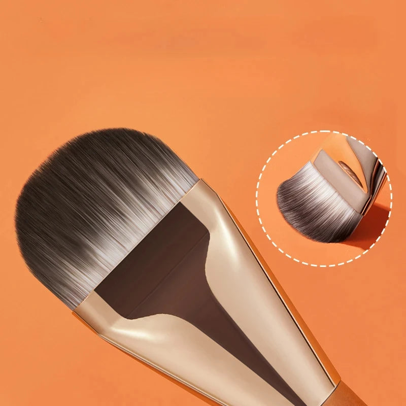Tongue Shaped Foundation Brush For Liquid Foundation And Concealer Professional Makeup Tool For Women Face Base Beauty