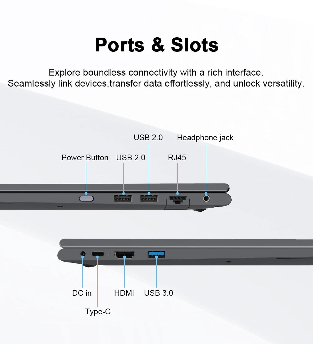 Ninkear YBOOK15 Laptop Ryzen 3 3200U 15.6 Inch FHD IPS Touchscreen 16GB RAM 512GB SSD Windows 11 Backlit Keyboard
