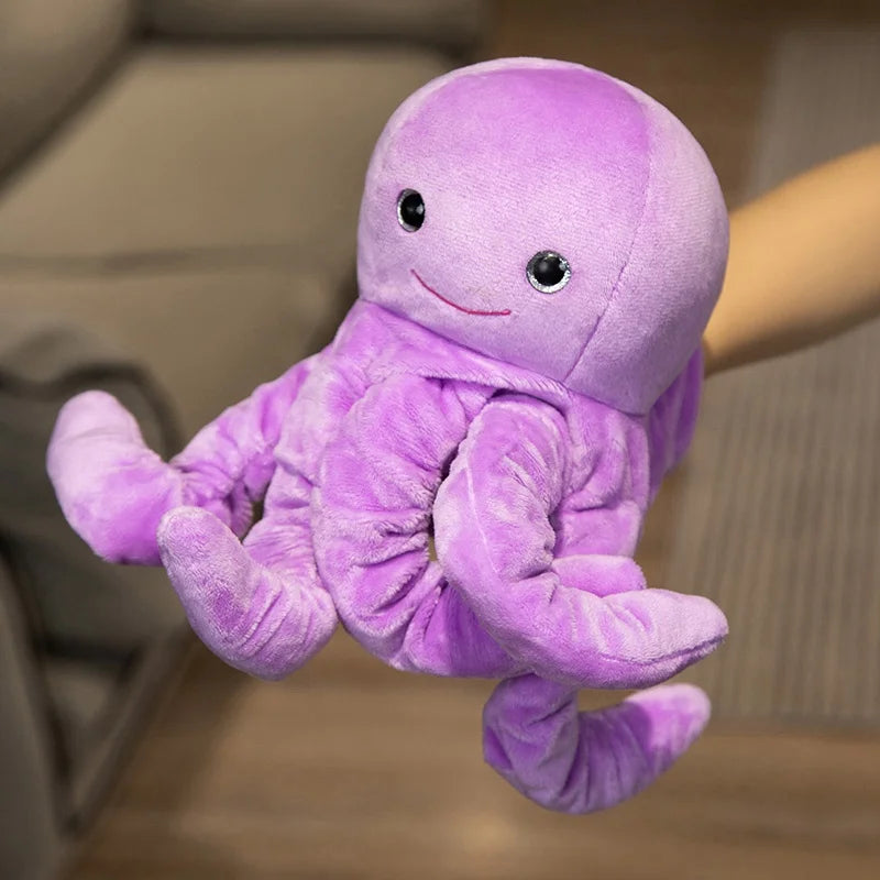 Kawaii Finger Puppets Plush Toys Octopus Penguin Clownfish Educational Storytime Toys for Imaginative Play Birthday Gift