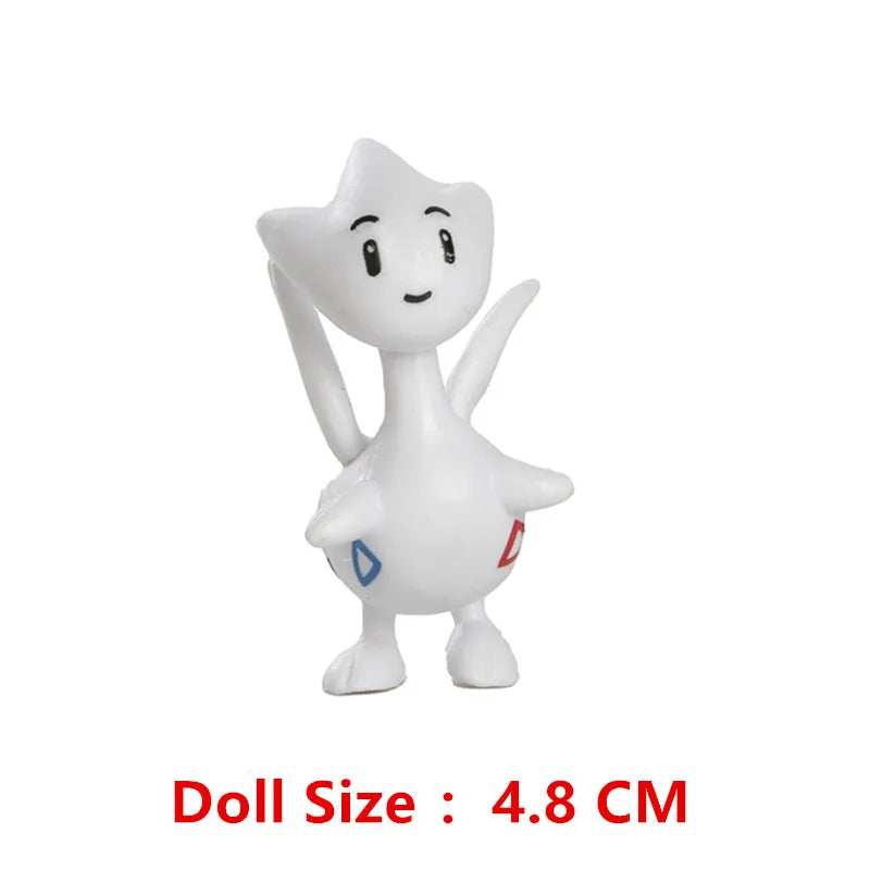 Pokemon Anime Figures Set Featuring Pikachu Mewtwo Flying Dragon Meowth Collection Figure Action Toys Gift Set Bulk Lot