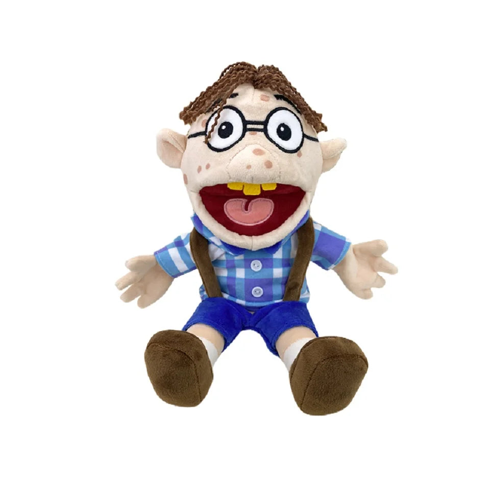 Jeffy Hand Puppet Plush 30cm or 60cm Soft Kids Puppet Toy Party Props Talk Shows Christmas Gift