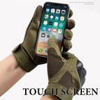 Motorcycle Camping Cycling Hiking Rock Climbing Tactical Gloves Touch Screen Design For Full Hand Protection