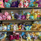 Adorable 20cm Pokémon Plush Collection: Wigglytuff, Jigglypuff, Clefairy, Mr. Mime, Blissey, Mew, Slowpoke, and Lickitung - Perfect Gift for Kids!