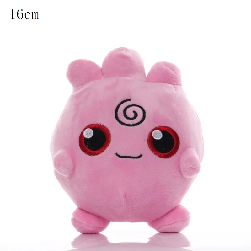 Adorable 20cm Pokémon Plush Collection: Wigglytuff, Jigglypuff, Clefairy, Mr. Mime, Blissey, Mew, Slowpoke, and Lickitung - Perfect Gift for Kids!