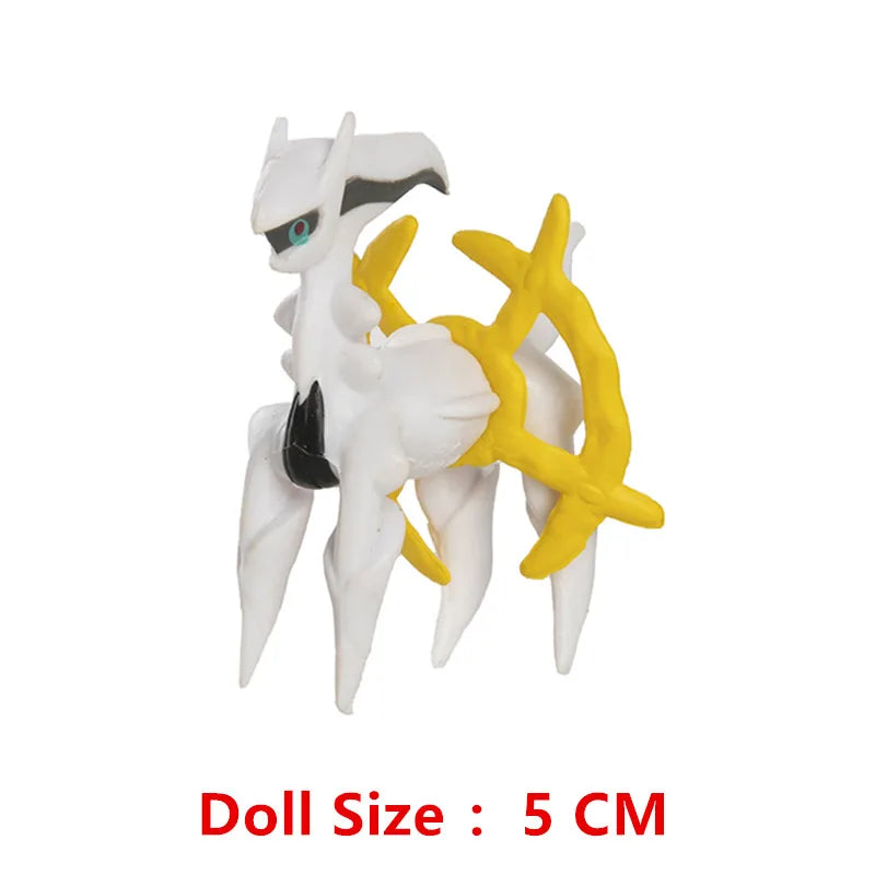 Pokemon Anime Figures Set Featuring Pikachu Mewtwo Flying Dragon Meowth Collection Figure Action Toys Gift Set Bulk Lot