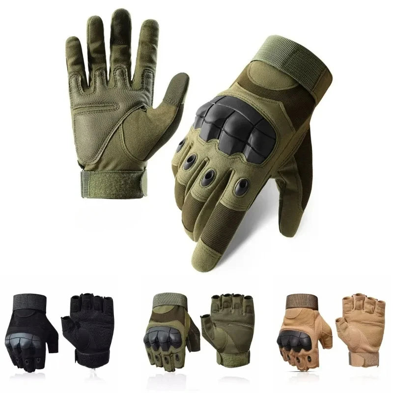 Motorcycle Camping Cycling Hiking Rock Climbing Tactical Gloves Touch Screen Design For Full Hand Protection