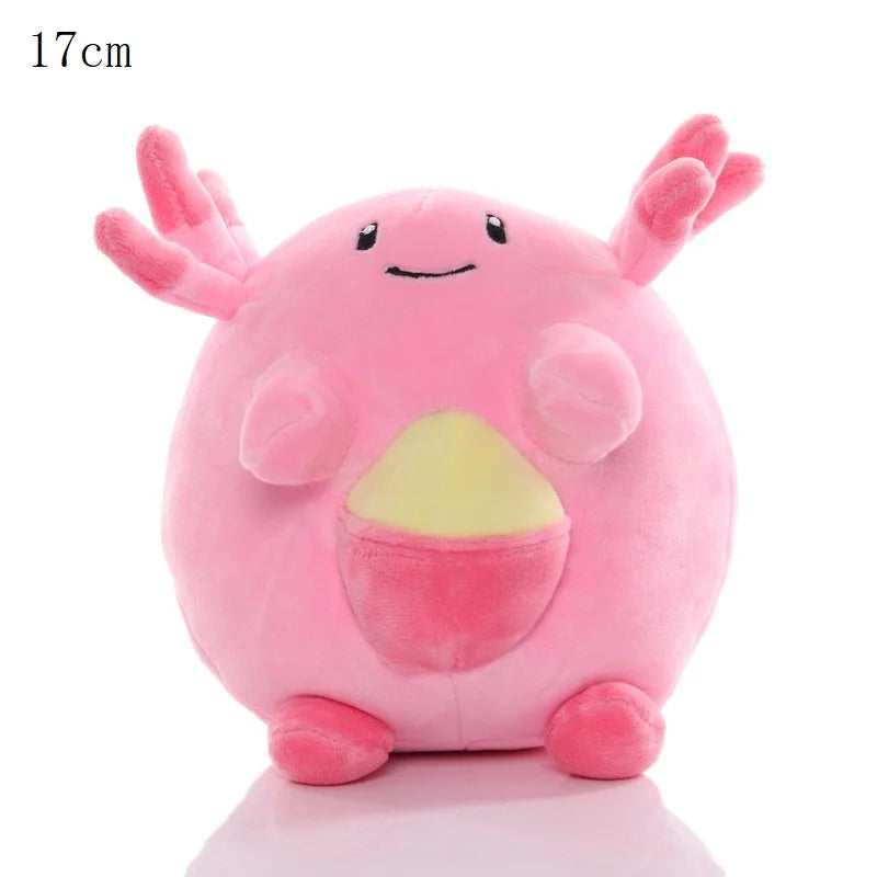 Adorable 20cm Pokémon Plush Collection: Wigglytuff, Jigglypuff, Clefairy, Mr. Mime, Blissey, Mew, Slowpoke, and Lickitung - Perfect Gift for Kids!