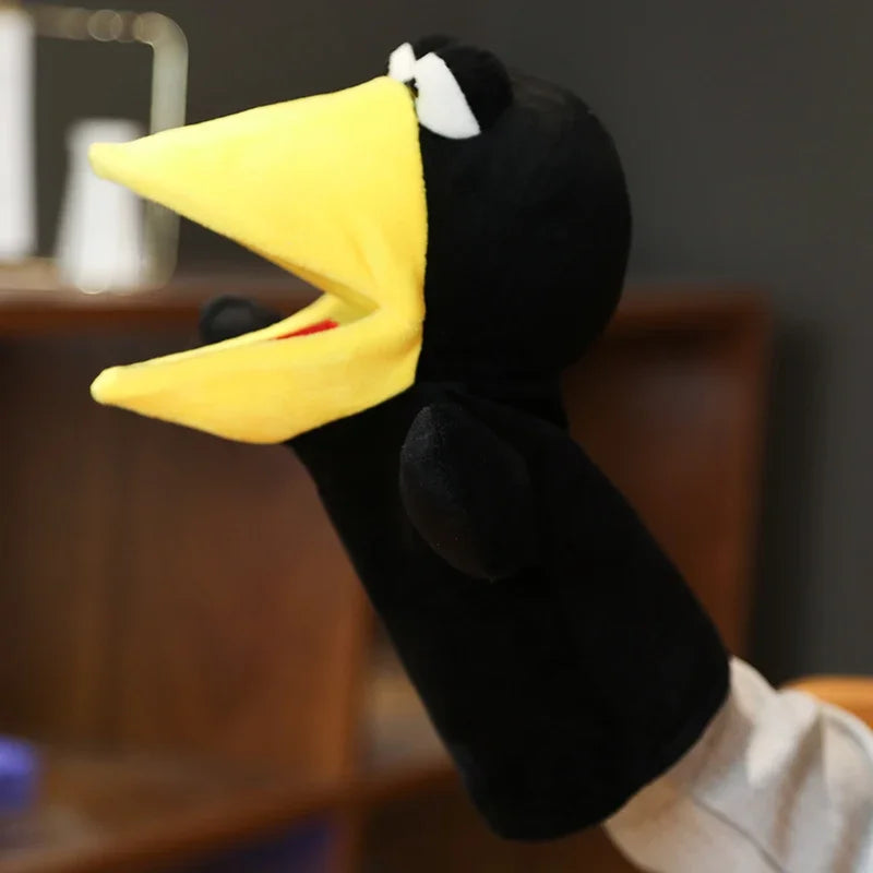 Kawaii Plush Finger Puppets Monkey And Tiger Educational Toy For Kids Learning And Imagination Gift