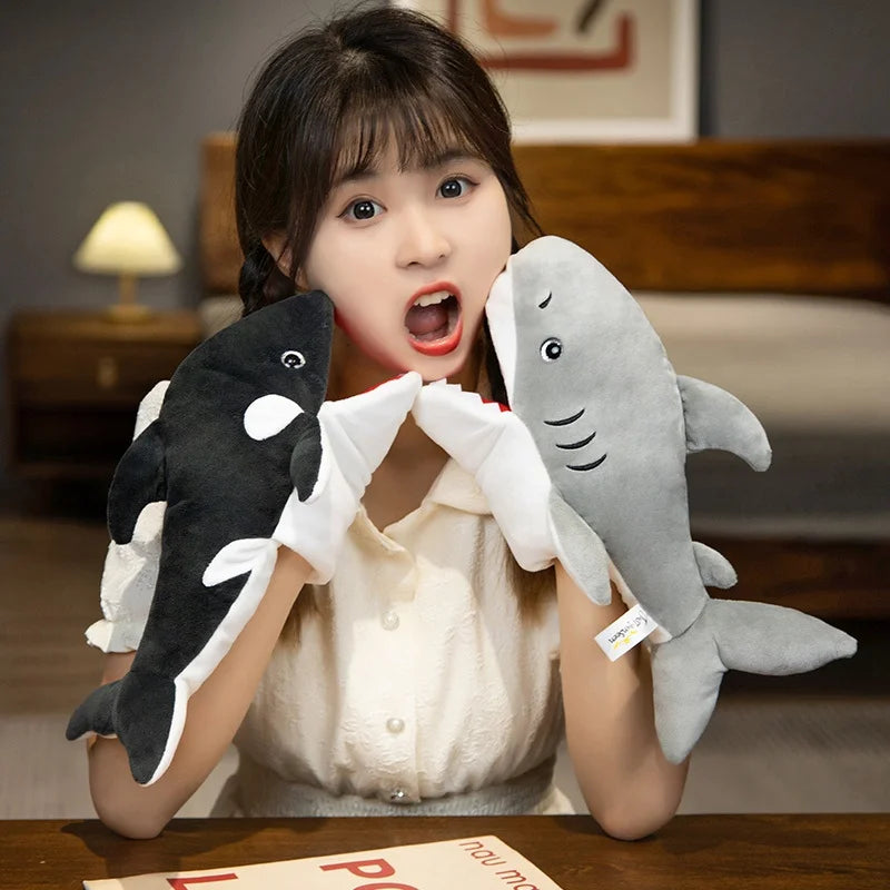 Kawaii Finger Puppets Plush Toys Octopus Penguin Clownfish Educational Storytime Toys for Imaginative Play Birthday Gift