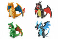 Mega Charizard X and Y Plush Toys Soft Cuddly Dragons 20-25 cm Handheld Size for Kids
