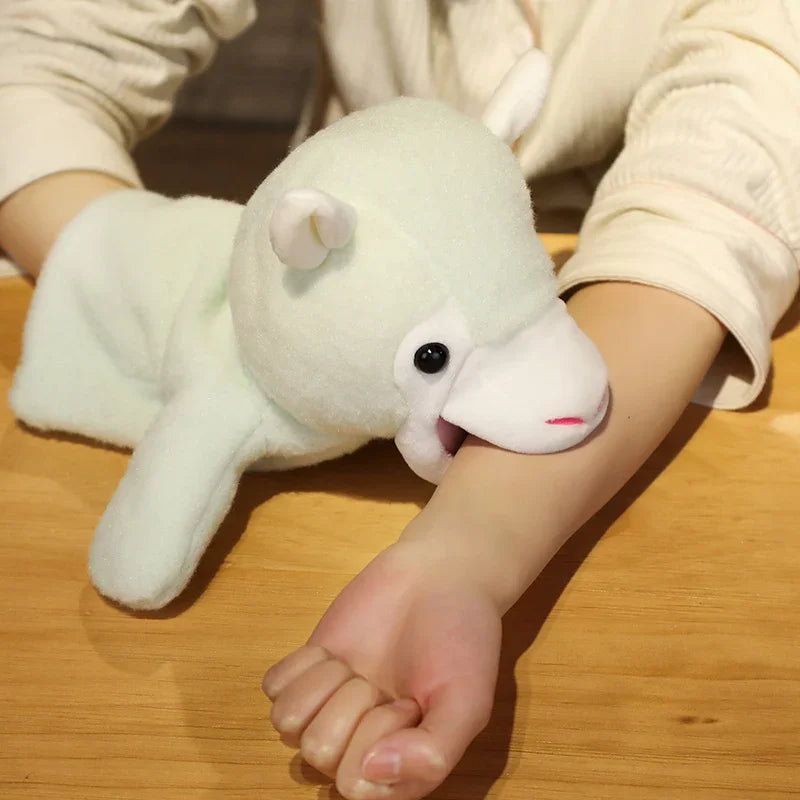 Kawaii Plush Finger Puppets Monkey And Tiger Educational Toy For Kids Learning And Imagination Gift