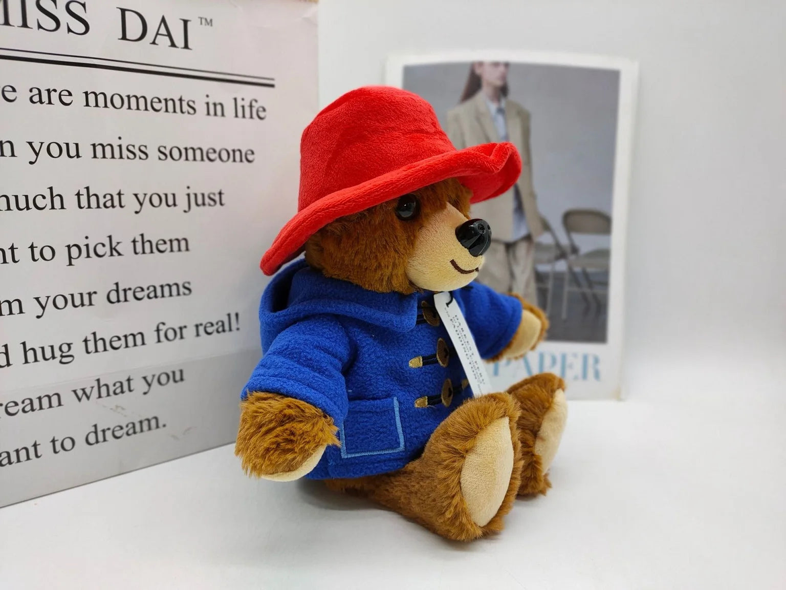Paddington Bear Plush Doll 30cm Kawaii Stuffed Toy For Kids Unisex Gift High Quality