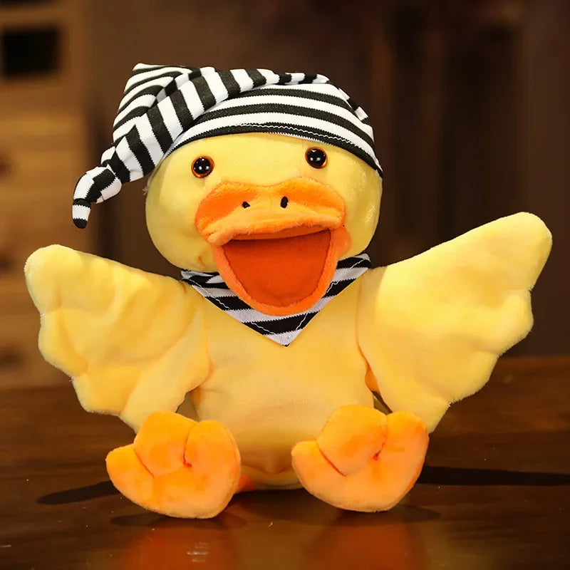 Kawaii Plush Finger Puppets Monkey And Tiger Educational Toy For Kids Learning And Imagination Gift