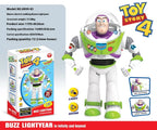 Toy Story Buzz Lightyear Electric Walking Robot Action Figure Toy For Kids Birthday Gift Pixar