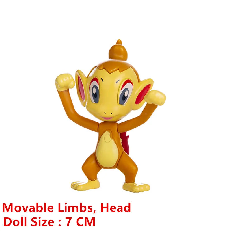 Pokemon Anime Figures Set Featuring Pikachu Mewtwo Flying Dragon Meowth Collection Figure Action Toys Gift Set Bulk Lot