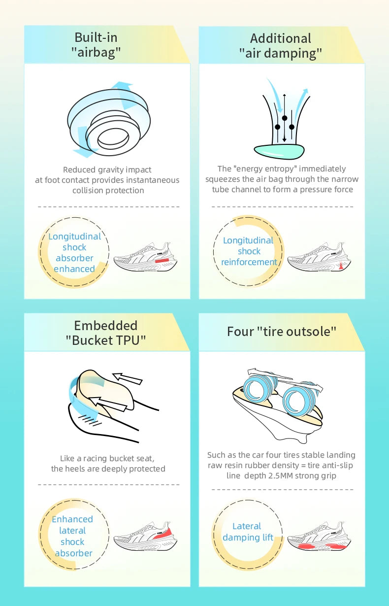 ONEMIX Men Running Shoes Outdoor Fitness Anti Skid Cushioning Ultra Light Support Comfort Trainers Sneakers